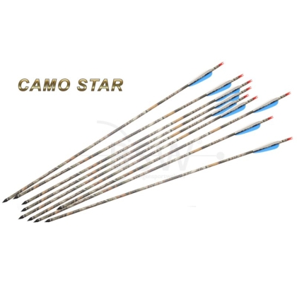 Set 6 sageti Camo Star Aluminium