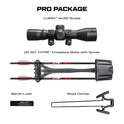 Arbaletă Vânătoare Killer Instinct TemprX™ 405 FPS - X-Cam™, Ultra-Compactă, Kit Complet