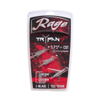 Set 3 Vârfuri Vânătoare Rage Black Series Trypan +P Titanium