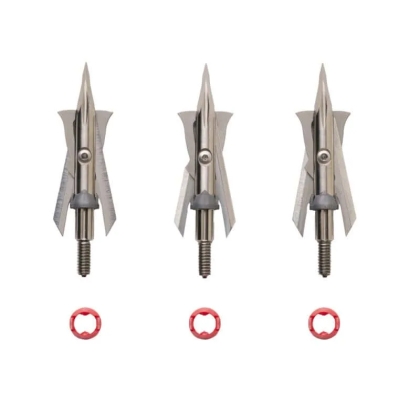 Set 3 Vârfuri Vânătoare Rage Black Series Trypan +P Titanium