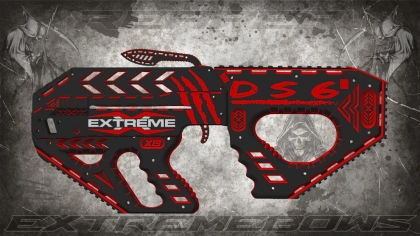 Arbaletă Pistol DS6 Custom, Printată 3D, 80 lbs & Posibilitate Upgrade 110 lbs