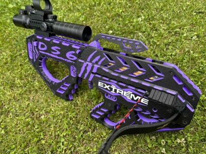 Arbaletă Pistol DS6 Custom, Printată 3D, 80 lbs 