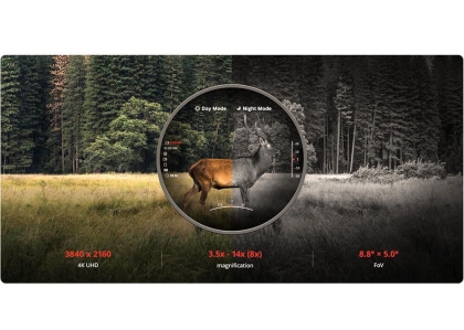 HikMicro Alpex 4K A50E, Lunetă Ultra-HD și Design Clasic de 30mm