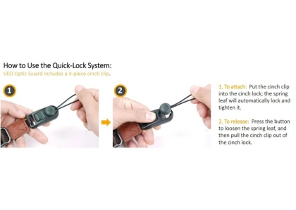 Ham Vanguard VEO Optic Guard, Libertate de Mișcare & Sistem Cinch Lock