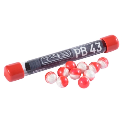 Bile cu Piper T4E Pepper Ball PB .43, 10 bucăți, Autoapărare Non-Letală