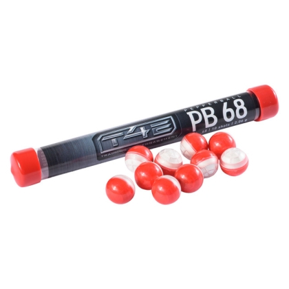 Bile cu Piper T4E Pepper Ball PB .68, 10 bucăți, Autoapărare Profesională