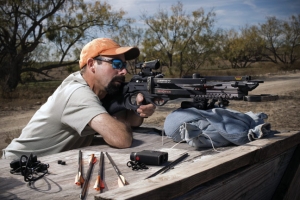 Reglaj luneta arbaleta – 20 metri