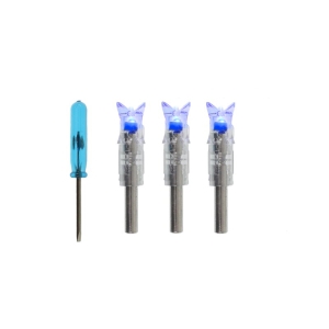 Комплект от 3 леки арбалетни нока X-BOW FMA Blue