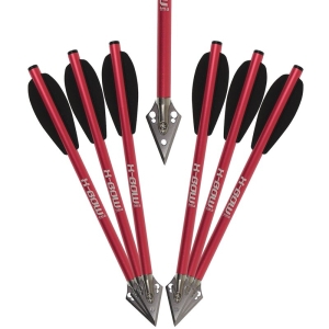 Set 6 sageti X-BOW FMA broadhead Red 6.5 inch 
