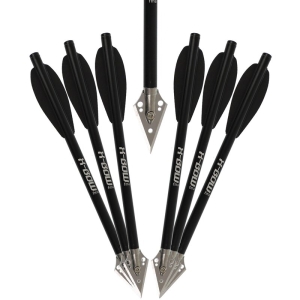 Set 6 sageti X-BOW FMA broadhead Black 6.5 inch 