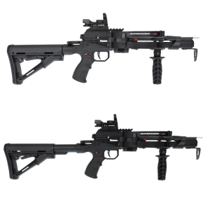 [КОМПЛЕКТ] Пистолет с арбалет X-BOW FMA Supersonic REV XL триъгълен приклад