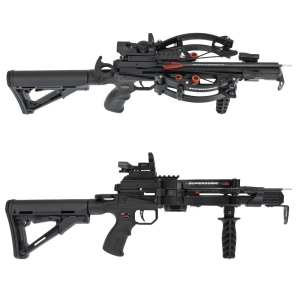 [КОМПЛЕКТ] Пистолет с арбалет X-BOW FMA Supersonic REV XL триъгълен приклад