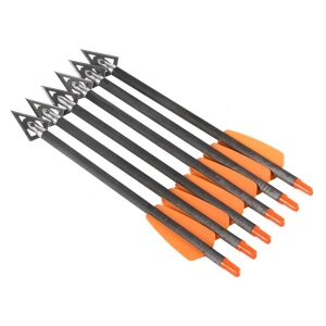 Set 6 sageti carbon X-BOW Cobra System Adder Hunting