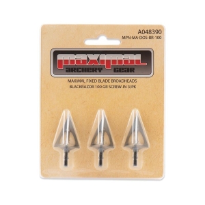 Set 3 vârfuri vânătoare Maximal Black Razor