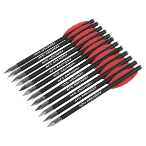 Set 12 săgeți pistol arbaletă AFG Mix-carbonate Bodkin
