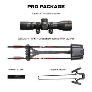 Arbaletă Vânătoare Killer Instinct TemprX™ 405 FPS - X-Cam™, Ultra-Compactă, Kit Complet