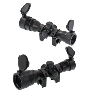 Lunetă Arbaletă X-BOW FMA 4x32 AOIR cu Reticul Iluminat în Două Culori, roșu și verde