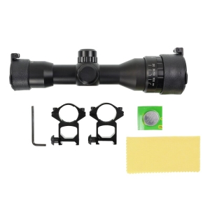 Lunetă Arbaletă X-BOW FMA 4x32 AOIR cu Reticul Iluminat în Două Culori, roșu și verde