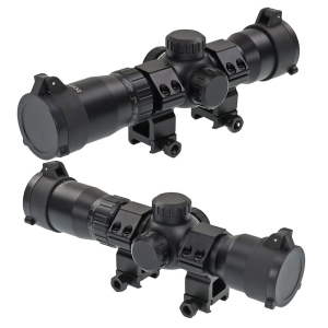 Lunetă Arbaletă X-BOW FMA 1.5-5x32 IR cu Zoom Variabil și Reticul Iluminat