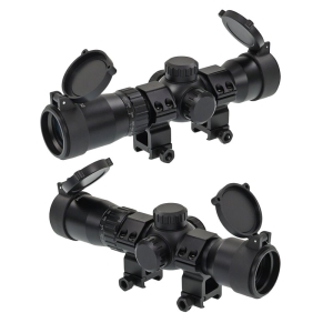 Lunetă Arbaletă X-BOW FMA 1.5-5x32 IR cu Zoom Variabil și Reticul Iluminat