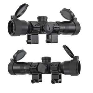 Lunetă Arbaletă X-BOW FMA 1.5-5x32 IR cu Zoom Variabil și Reticul Iluminat