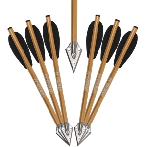 Set 6 sageti X-BOW FMA broadhead Gold 6.5 inch 