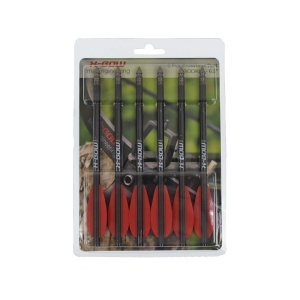 Set 6 săgeți Carbon X-BOW FMA pentru Arbalete Pistol Bodkin