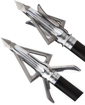 Set Vârfuri Vânătoare Grim Reaper Hybrid, 4 Lame (Fixe + Mecanice)