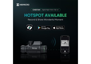 HikMicro Cheetah Clip-On 940 nm IR, 3-в-1 устройство за нощно виждане с прицелна мрежа