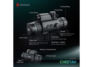 HikMicro Cheetah LRF 850 nm IR, нощна оптика с лазерен далекомер