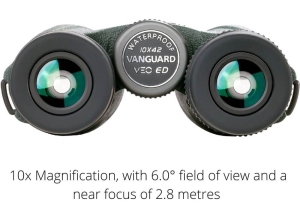 Бинокъл Vanguard VEO ED 10x42, технология Carbon и оптика Premium ED