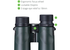 Бинокъл Vanguard VEO HD2 10x42, стъкло HOYA ED и карбонова технология