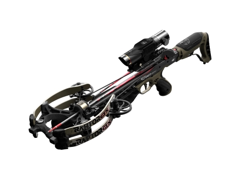 Barnett Hyper Raptor GTX Compound Crossbow Set, 425 fps, Bukops X-Factor LFR 2-7x36mm Speed-Dial