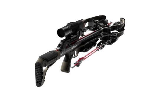 Barnett Hyper Raptor GTX Compound Crossbow Set, 425 fps, Bukops X-Factor LFR 2-7x36mm Speed-Dial