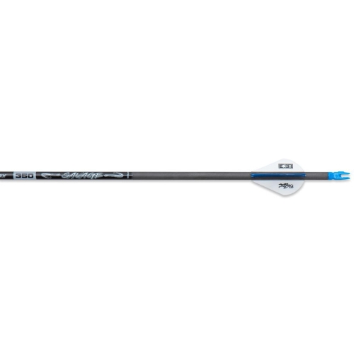 Set of 3 Savage ID6.2 Carbon Arrows, 30 inch, Blazer Vanes, Fully Equipped