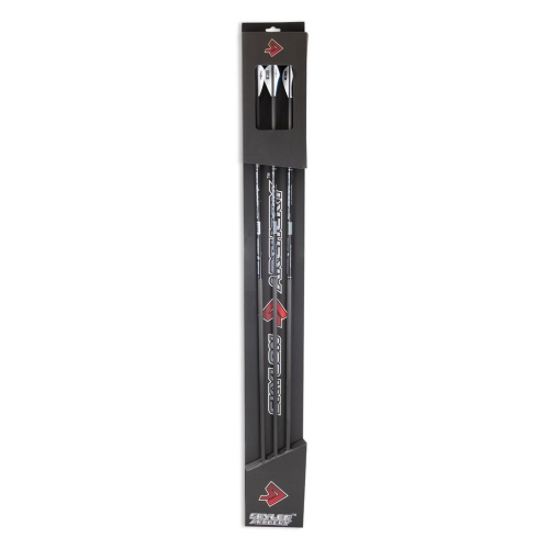 Set of 3 Savage ID6.2 Carbon Arrows, 30 inch, Blazer Vanes, Fully Equipped